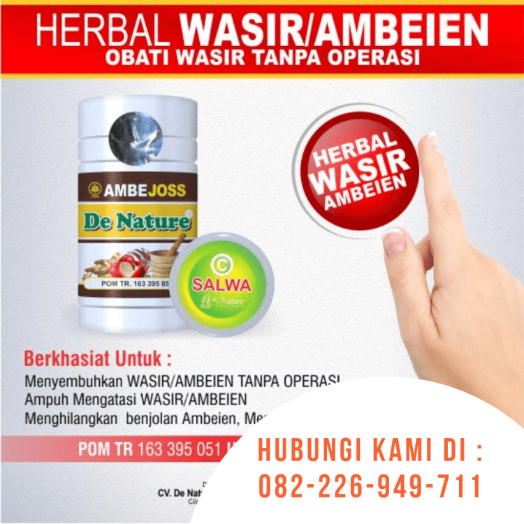 Obat Herbal Untuk Gejala Ambeien